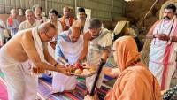 HH Swamiji's visit to Shri Venkatramana Temple Goshala at Karkala (14 Feb 2025)